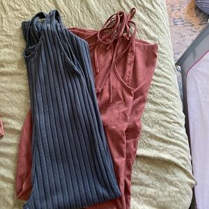 Lot of 2 Maternity overalls
